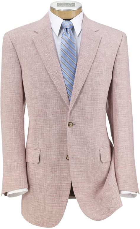 Jos A Bank Tropical Blend Button Tailored Fit Sportcoat Jos