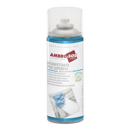 Spray Desinfectante Para Superficies Ambro Sol 400 Ml