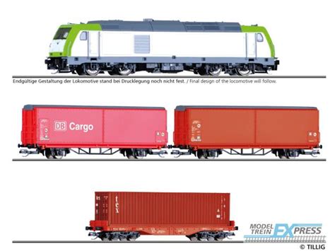 Tillig Einsteiger Set G Terzug Der Db Ag Bestehend Aus