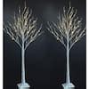 Lightshare Ft Pre Lit Led Birch Tree Artificial Christmas Tree With