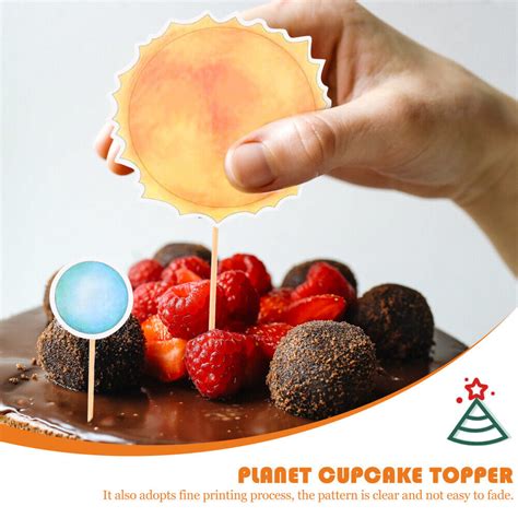 Geburtstagskuchenverzierungen Cupcake Topper Planet Kuchen Einsatz Ufo