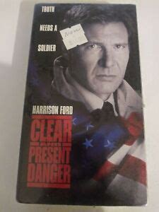 Clear And Present Danger Vhs Ebay