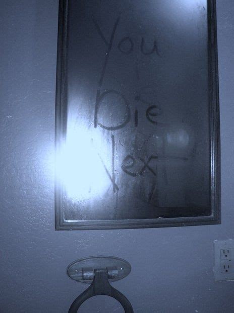 Simple 'message in Mirror' Prank | Halloween mirror, Mirror writing ...