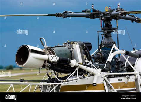 Helicopter Engine and Rotor Stock Photo: 85374224 - Alamy