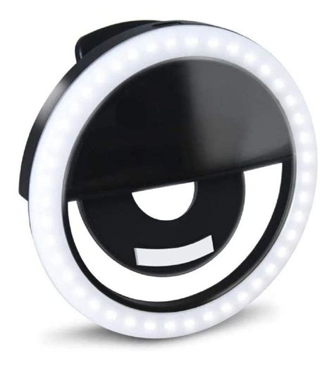 Luz Selfie Ring Light Clipe Anel Led Flash Celular Novidade Luz De