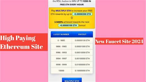 High Paying Eth Earning Site New Ethereum Faucet Site Instant