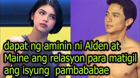 Dapat Ng Aminin Ni Alden Richards At Maine Mendoza Ang Relasyon Para