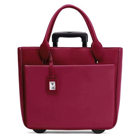 Wheeled Tote Bag, Computer Bag With Wheels, Rolling Laptop Tote Bag for ...