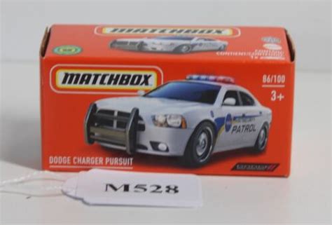 Matchbox Power Grabs Dodge Charger Pursuit Police Car 86100 Fnqhotwheels M528 Ebay