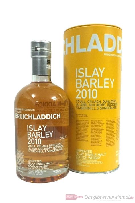 Bruichladdich Islay Barley 2010 Single Malt Scotch 50