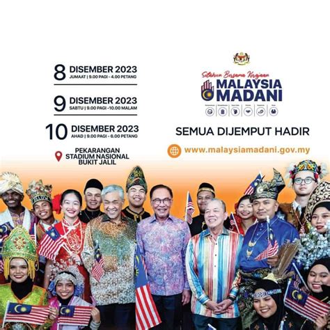 Program Setahun Bersama Kerajaan Madani Jadual Acara