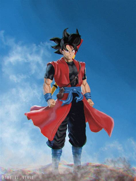 Zeno Goku by TheELverse on DeviantArt