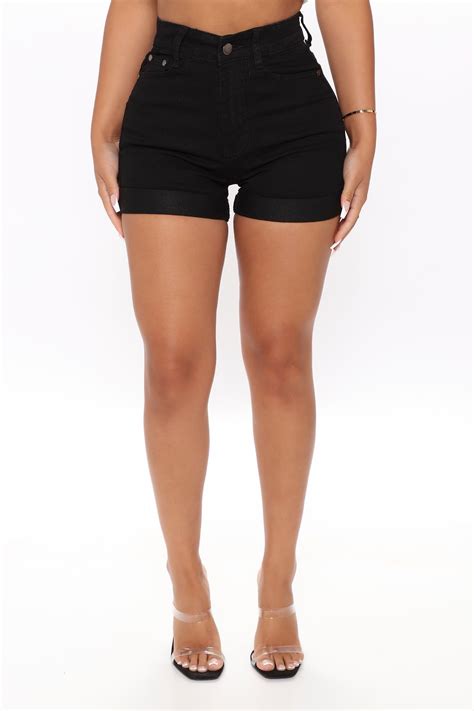 Carter Denim Shorts Black Black Denim Shorts Black Shorts Fashion