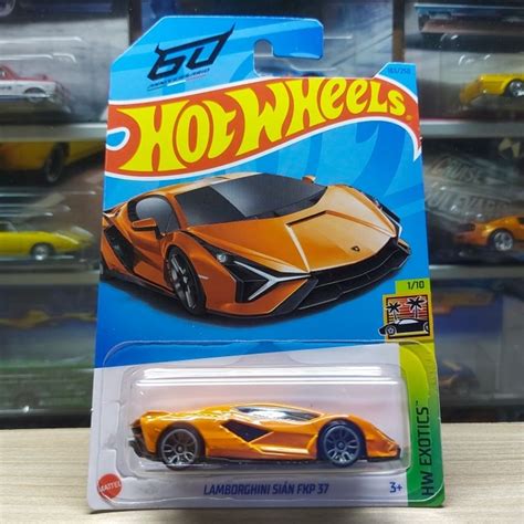 Jual Hot Wheels Lamborghini Sian Fkp Orange Not Mint Blister