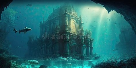 The Lost City Of Atlantis Stock Image Image Of Athens 270220321