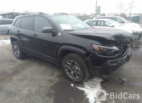 2020 Jeep Cherokee Trailhawk 1c4pjmbx8ld644761 Bid History Bidcars