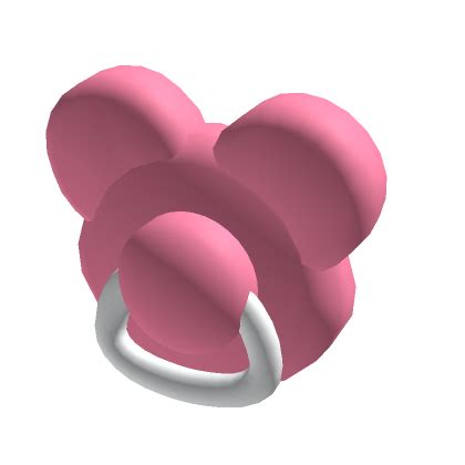 Pink Bear Pacifier Roblox Item Rolimon S