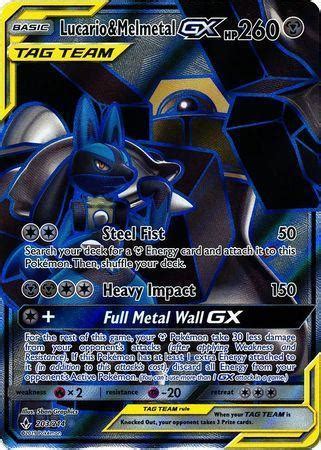 Lucario Melmetal GX 203 214 Full Art Ultra Rare Playset