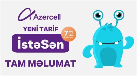 Azercell IsteSen Tarifi Istifade Qaydalari OZUNET YouTube