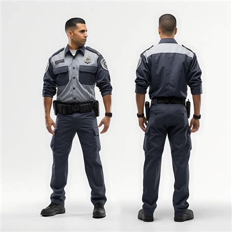 Premium AI Image | 3D of Customs Officer Uniform With Customs Logo ...