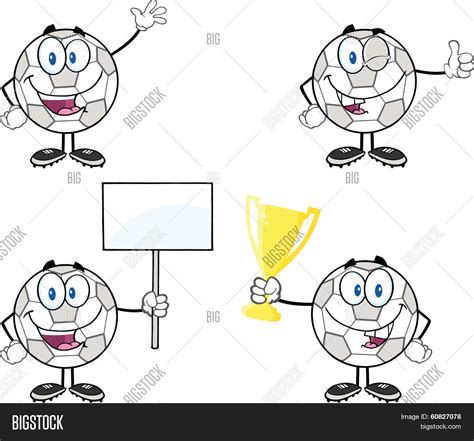 Soccer Balls Cartoon Image & Photo (Free Trial) | Bigstock