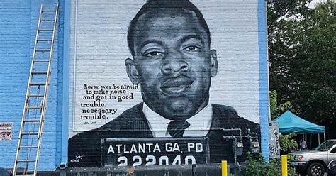 Not My Artwork But A Friends Rip John Lewis Location L5p Atl Ga His Insta Handle On Top Go