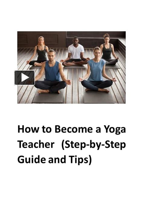 PPT How To Become A Yoga Teacher Step By Step Guide And Tips 1