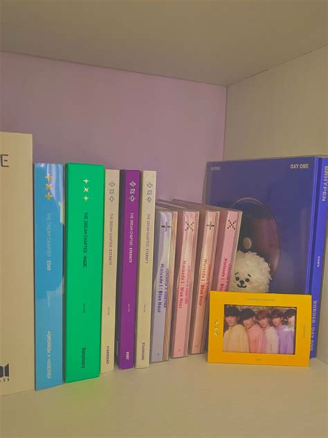 Txt Bts Enhypen Album Collection Simple Room Kpop Merch Room Decor