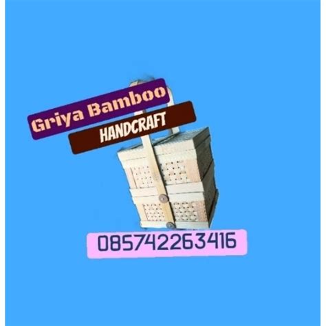 Jual RANTANG KOTAK BAMBU SUSUN 2 20CM RANTANG BAMBU HANTARAN BAMBU