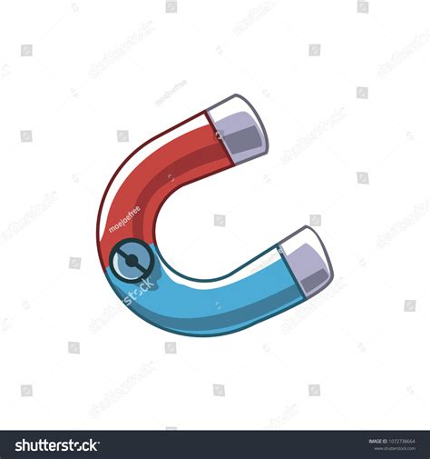 Magnet 2d Vector Game Asset Stock Vector Royalty Free 1072738664