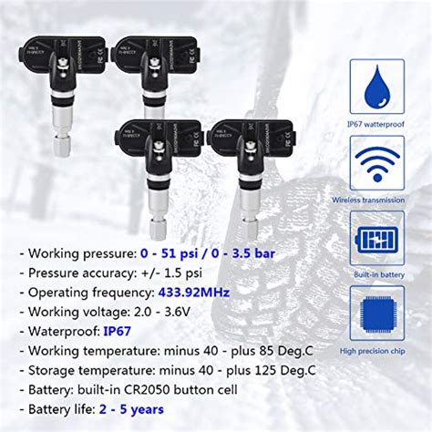 Kimiss Sistema Di Monitoraggio Della Pressione Dei Pneumatici Auto Tpms Usb Per Auto Con Sensore