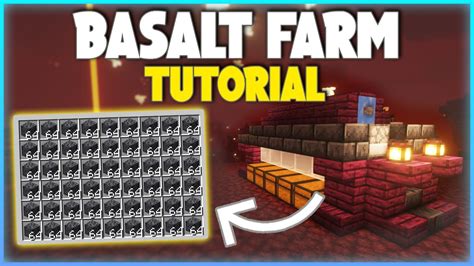 Minecraft EASY Basalt Farm Tutorial! 1.20+ (18000 P/H) - YouTube