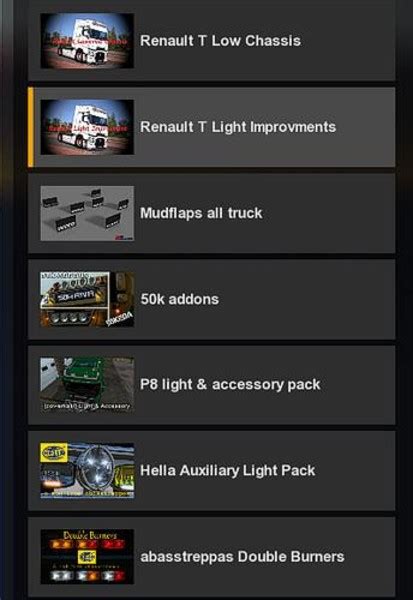 ETS2 Renault T Light Improvements Lowered Chassis V1 0 1 35 X V 1 7