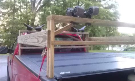 Diy Kayak Rack For Pickup Kayak Rack For Truck Kayak Rack Kayaking