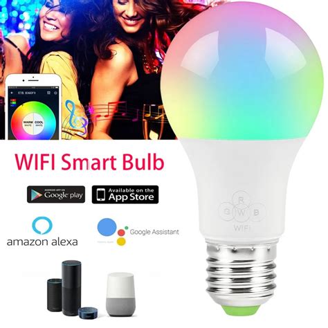 Magic 4 5W 6 5 E27 RGB Led Light Bulb Smart Home Bluetooth Lamp Color