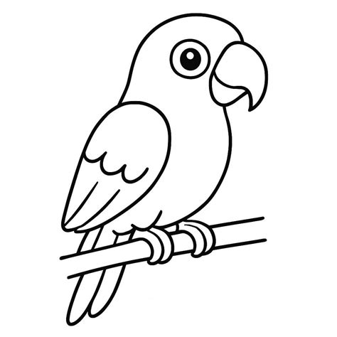 Desenho De Papagaio Para Imprimir - 14 Desenhos de Papagaio para colorir e imprimir