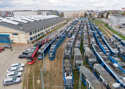 O zajezdni tramwajowej Podgórze oraz krakowskich tramwajach Kraków z