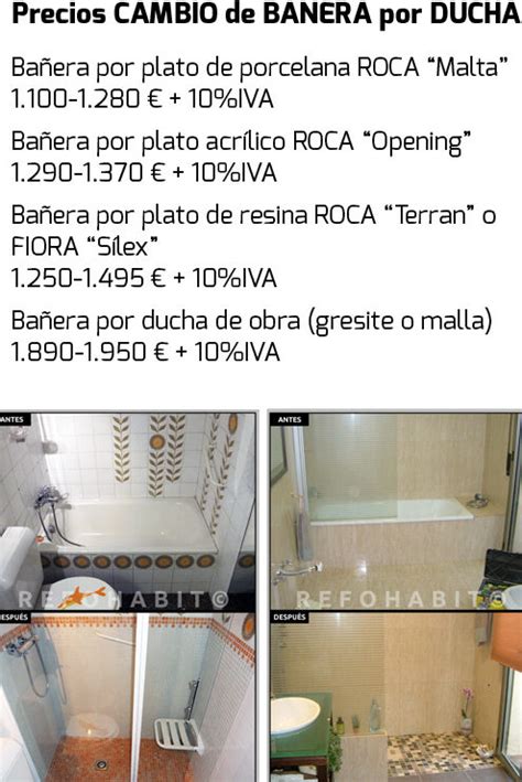 Descubre el costo de cambiar la bañera por un plato de ducha cuánto