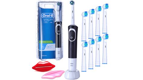 Szczoteczka Elektryczna Oral B Vitality 100 Cross Action Czarna Zestw