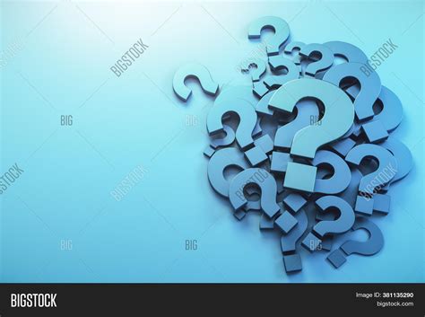 Blue Question Mark Image And Photo Free Trial Bigstock