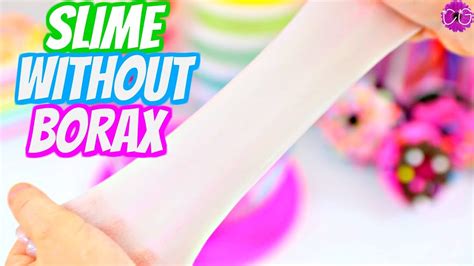 Slime Without Borax How To Make A 2 Ingredient No Borax Clear Slime Youtube