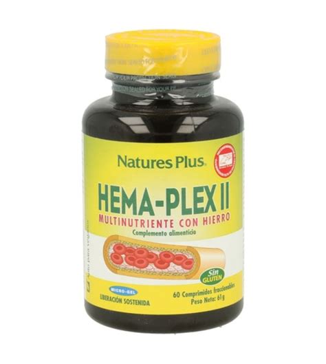 Comprar Hema Plex C Psulas Natures Plus Al Mejor Precio Olaiz