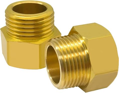 Amazon Hooshing Pcs Brass Garden Hose Adapter Ght Male To