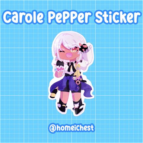 Honkai Impact 3rd Carole Pepper Gloss Sticker - Etsy