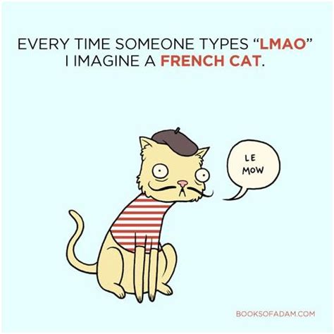 Every Time Someone Types Lmao I Imagine A French Cat France Cats