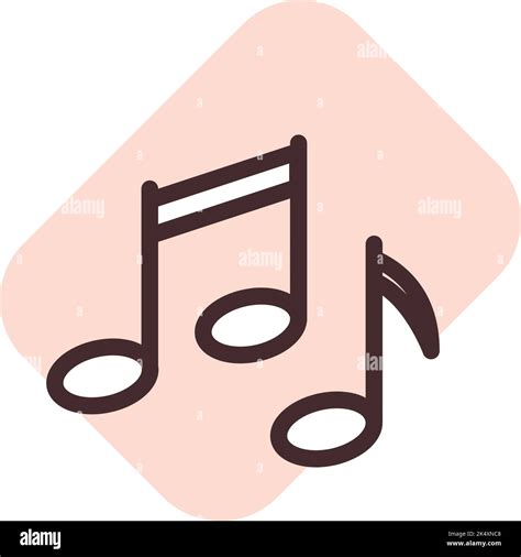 Educational Music Illustration Vector On A White Background Stock