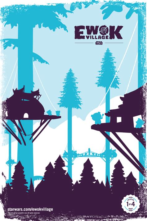 STAR WARS Ewok Village Poster Art Set — GeekTyrant