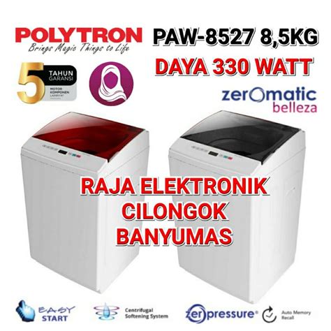 Jual Mesin Cuci Polytron Paw Kg Zeromatic Hijab Series Tabung