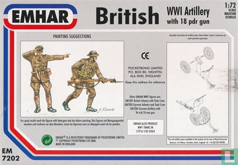 British Artillery With 18 Pdr Gun 7202 Emhar LastDodo