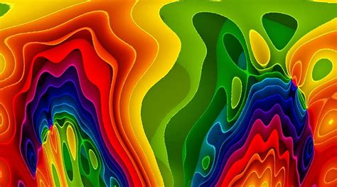 Color Fantasy Color Digital Art Abstract 3d And Cg Hd Wallpaper